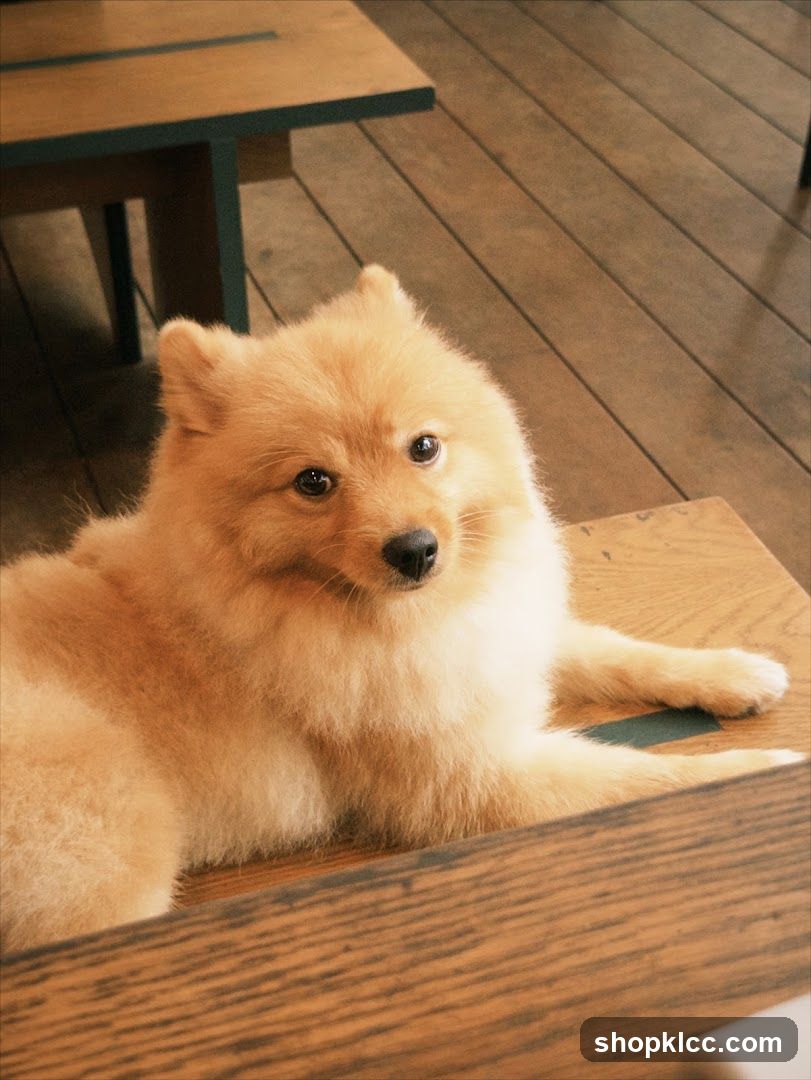 Fluffy Pomeranian Dog
