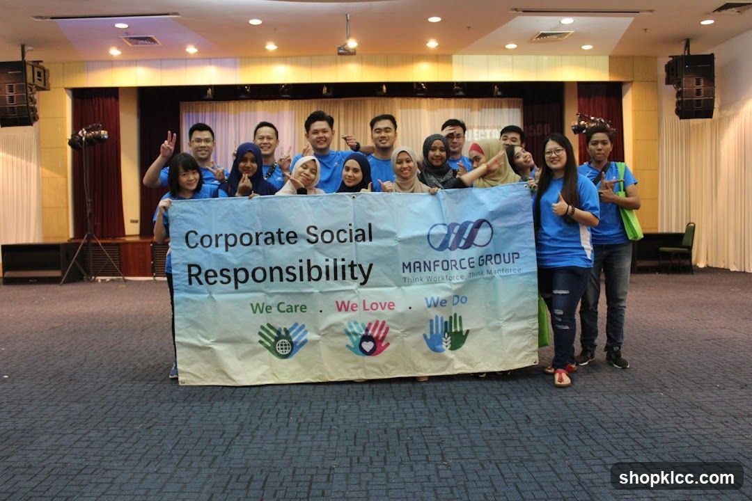 Group Posing with CSR Banner