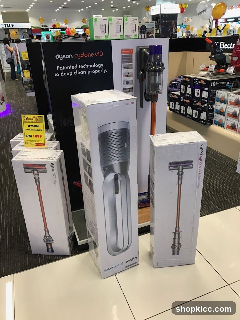 Dyson Vacuum Display