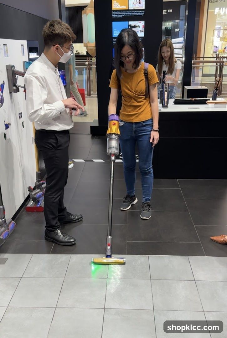 Demonstration of a Dyson Vacuum Cleaner