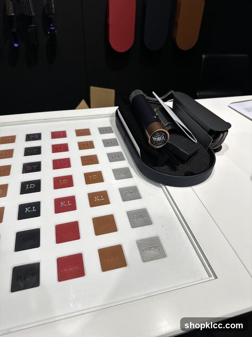 Product Display with Samples