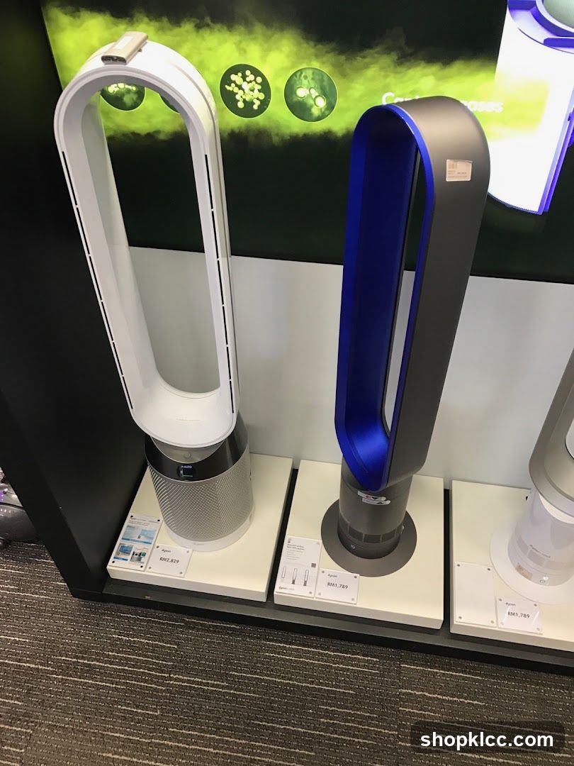 Dyson Fans on Display