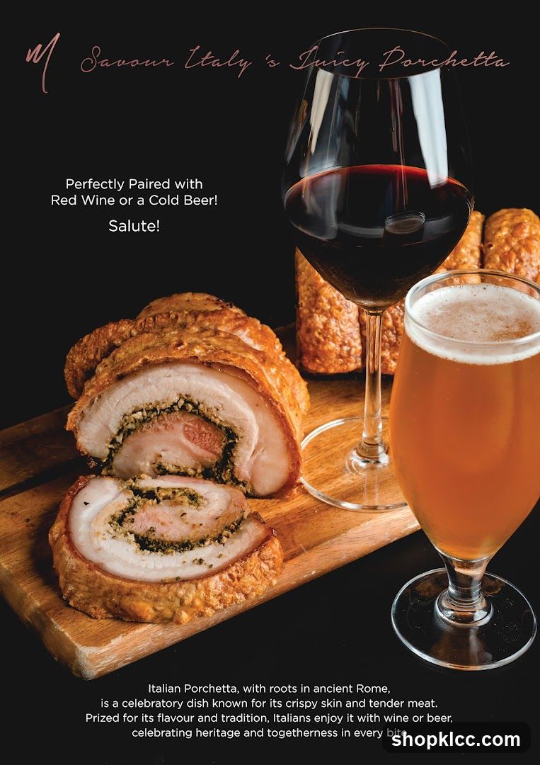 Savour Italy's Juicy Porchetta