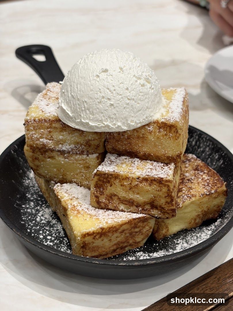 French Toast with Whipped Cream