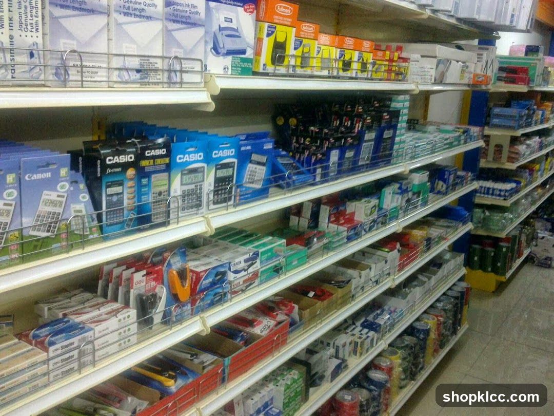 Electronics and Office Supplies Store Interior