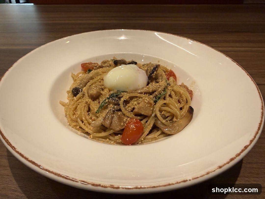 Pasta with Poached Egg
