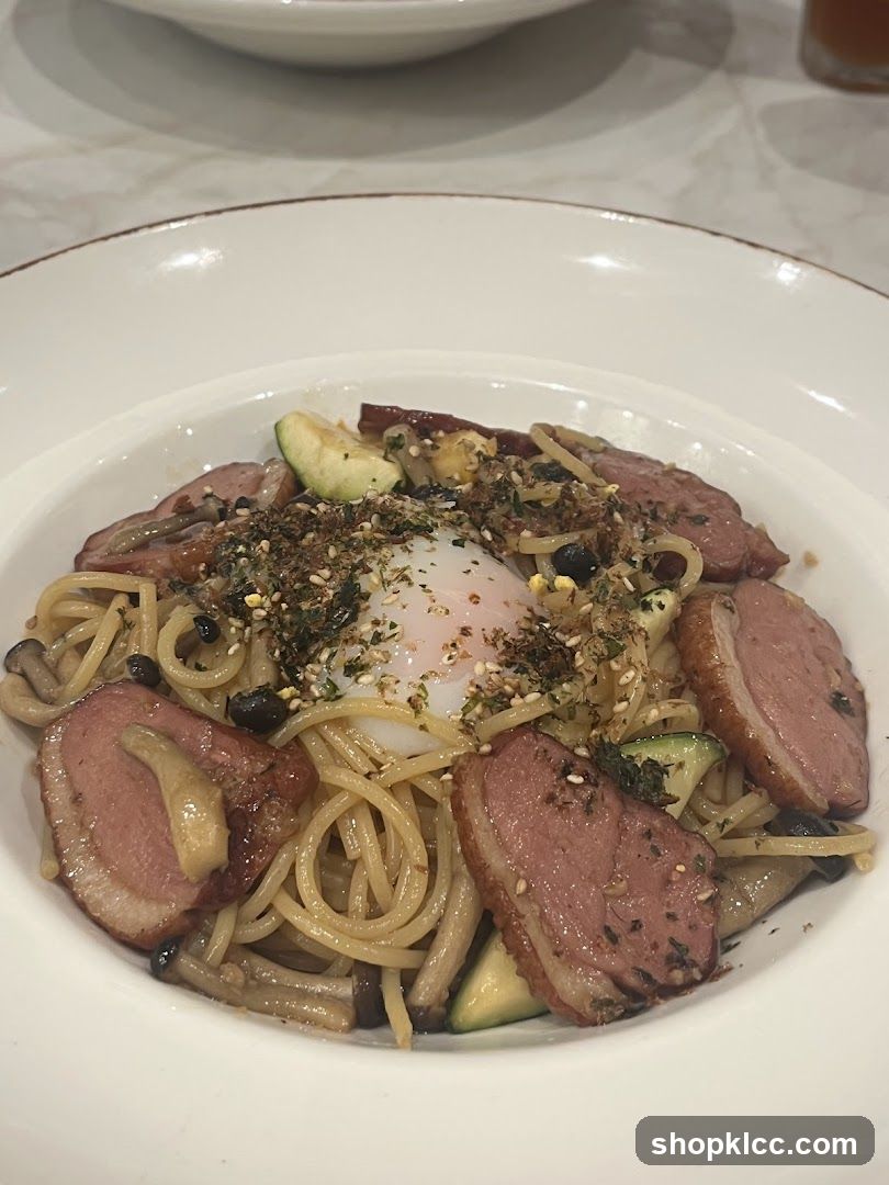 Pasta with Duck and Egg