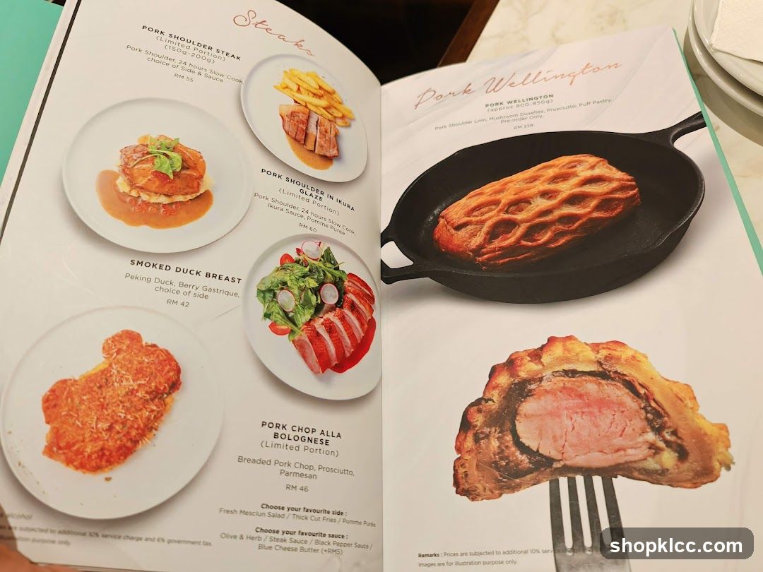 Steaks & Pork Wellington