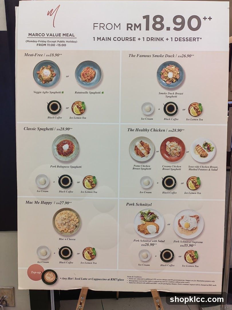 MARCO VALUE MEAL