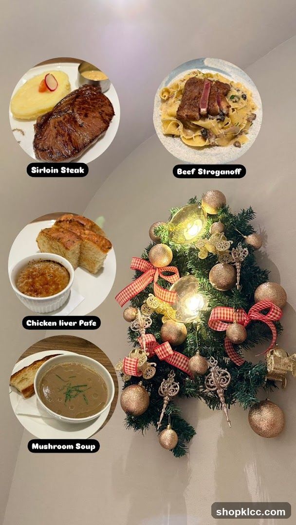 Christmas Decorations and Food