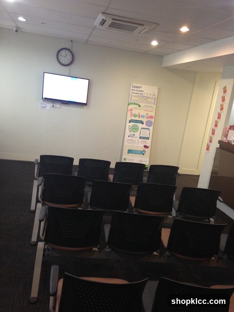 Waiting Area with Promotional Banner
