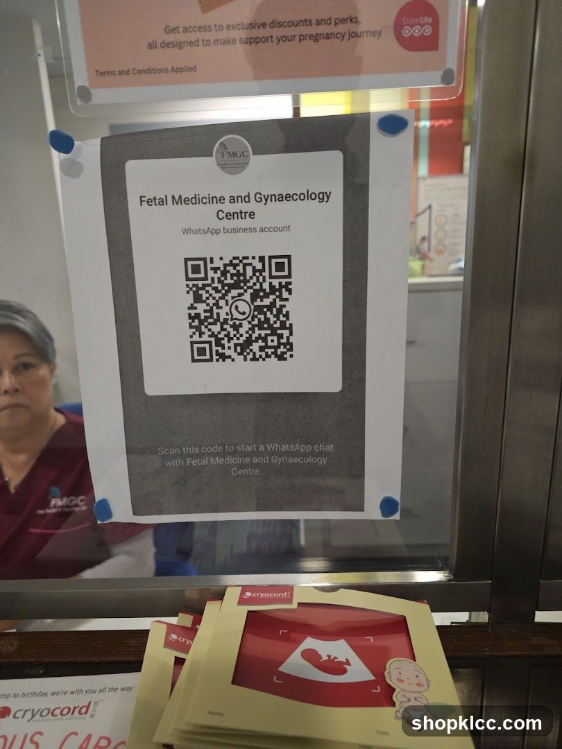 Fetal Medicine and Gynaecology Centre WhatsApp QR Code