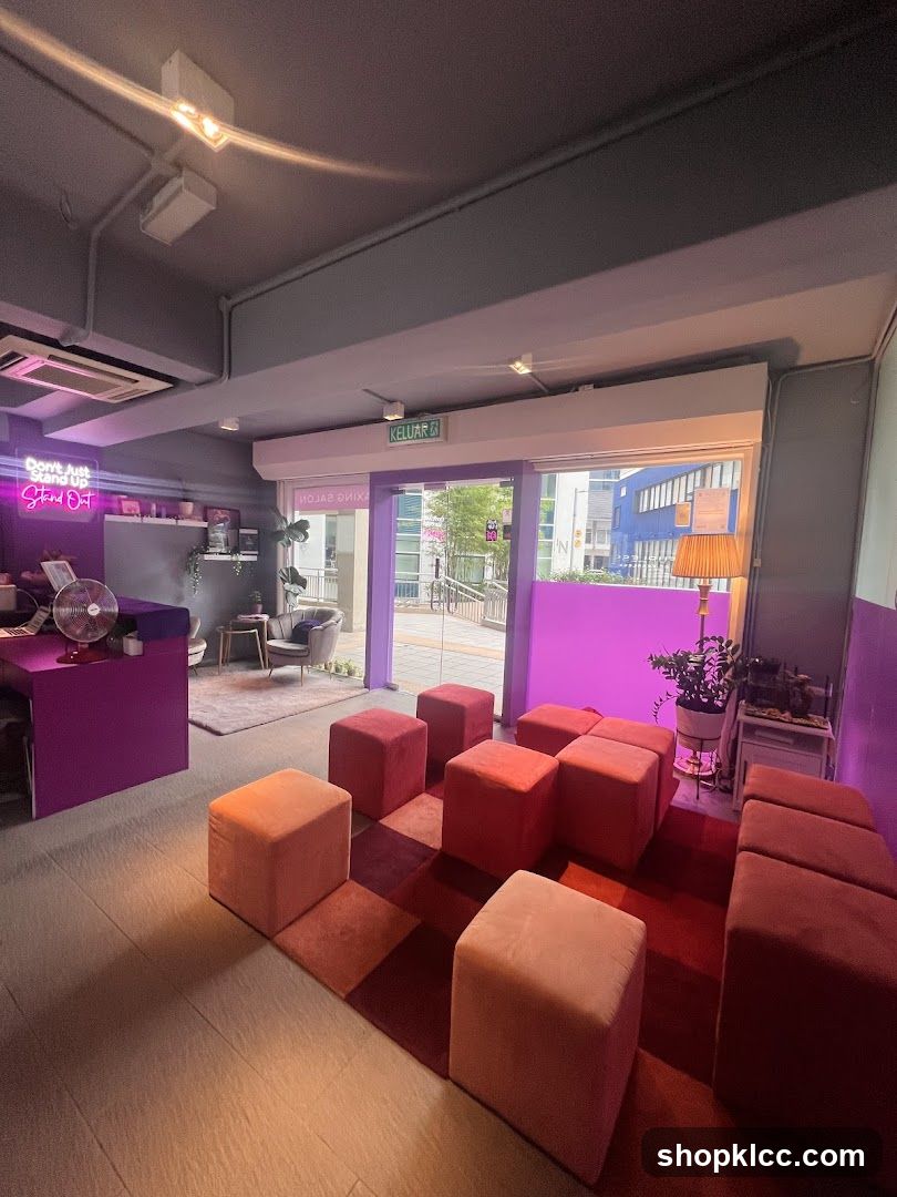 Salon Interior with Seating Area