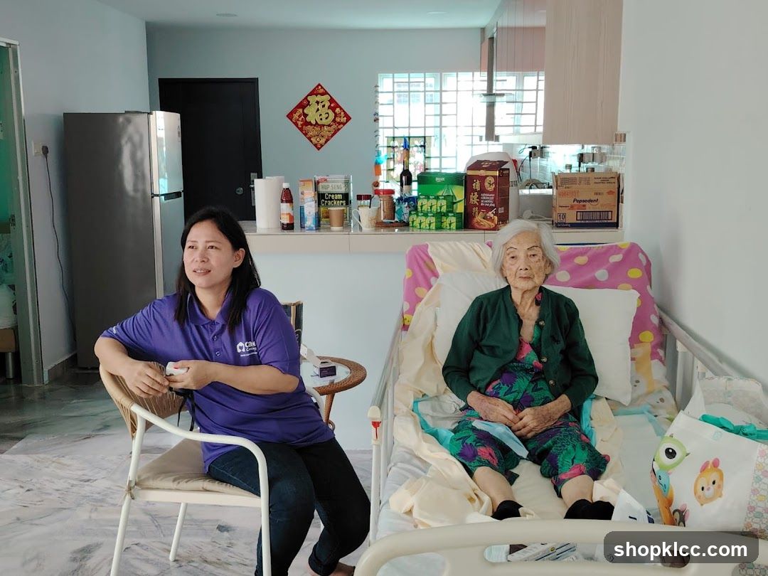 Caregiver and Elderly Woman