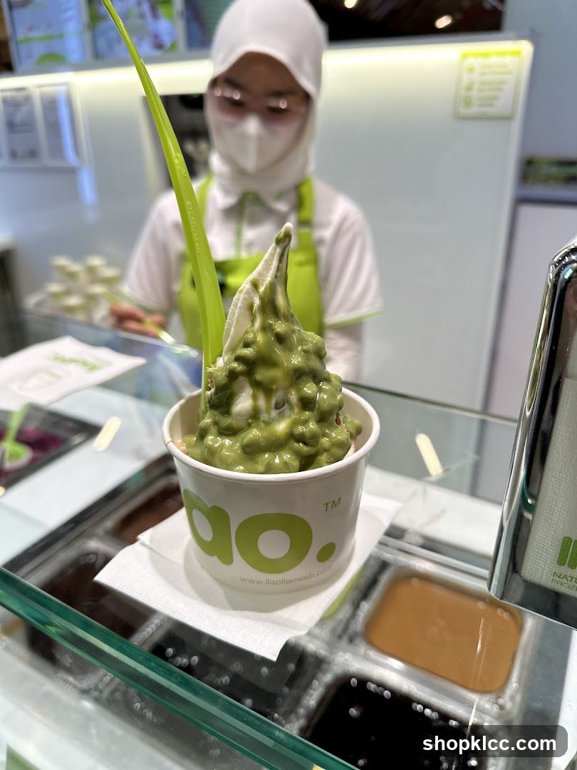 Matcha Soft Serve Ice Cream