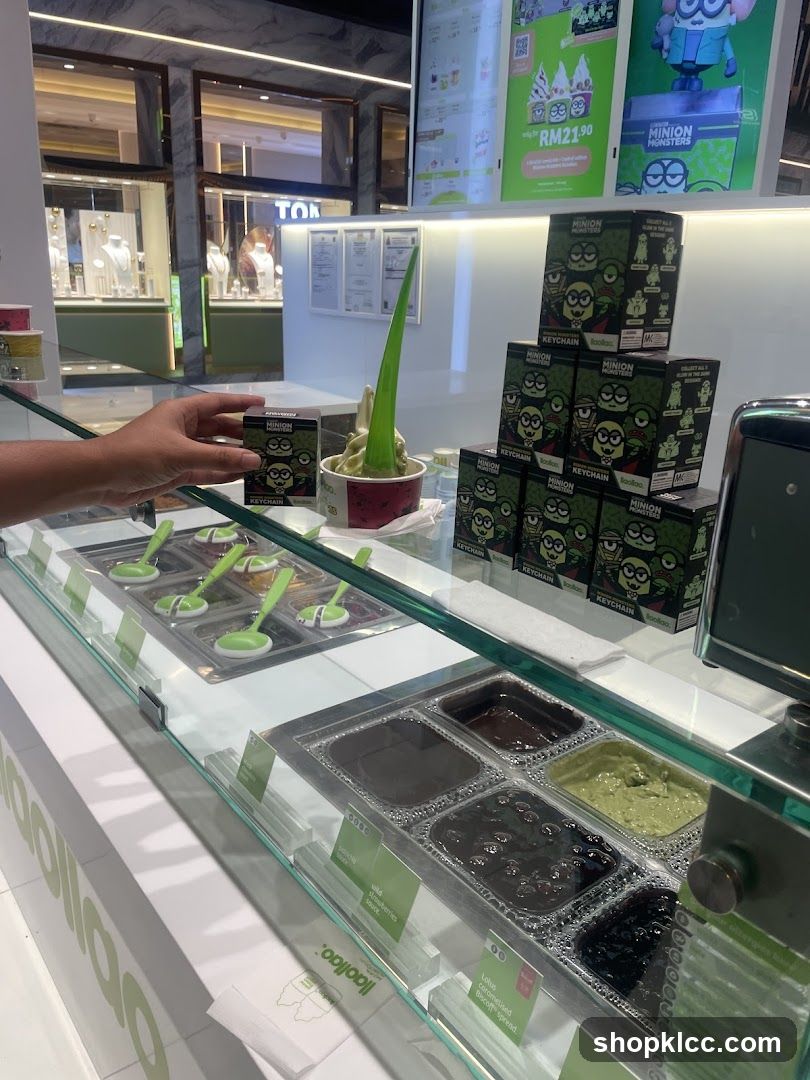 Ice Cream Toppings Display