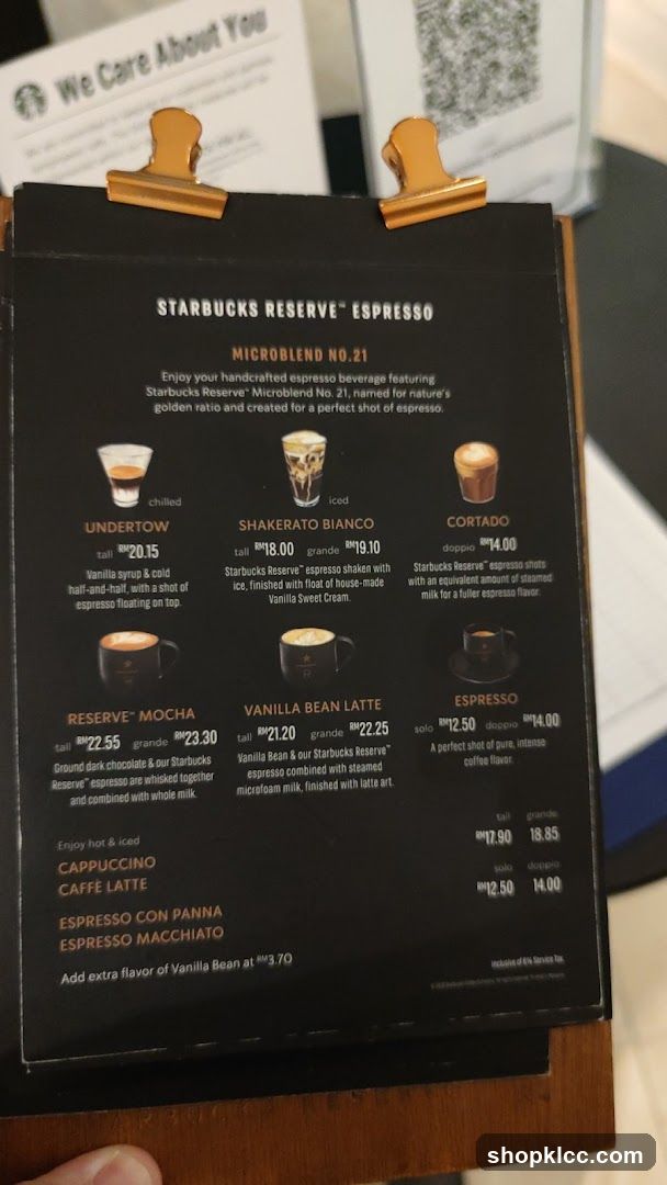 STARBUCKS RESERVE ESPRESSO MICROBLEND NO.21