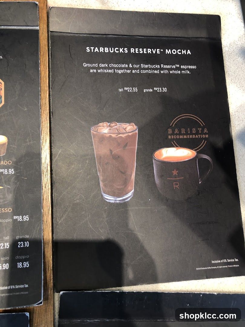 STARBUCKS RESERVE™ MOCHA