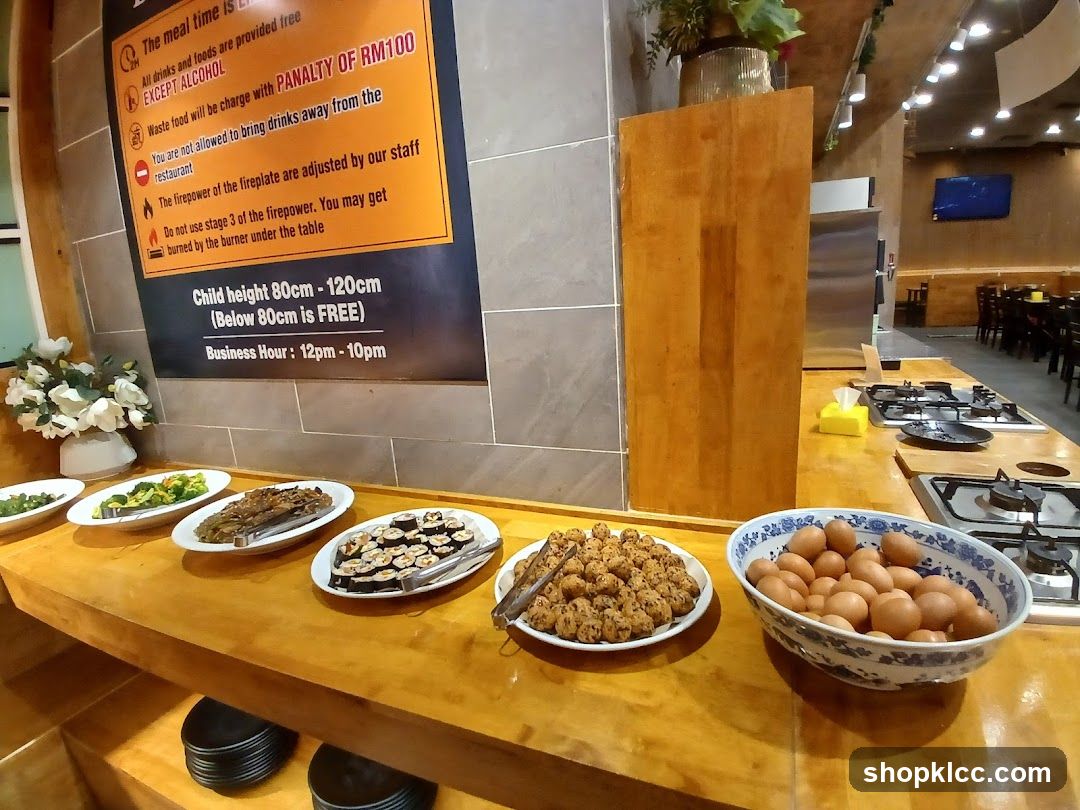 Buffet Food Display