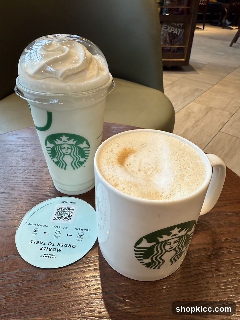 Starbucks Drinks and Mobile Order Coaster
