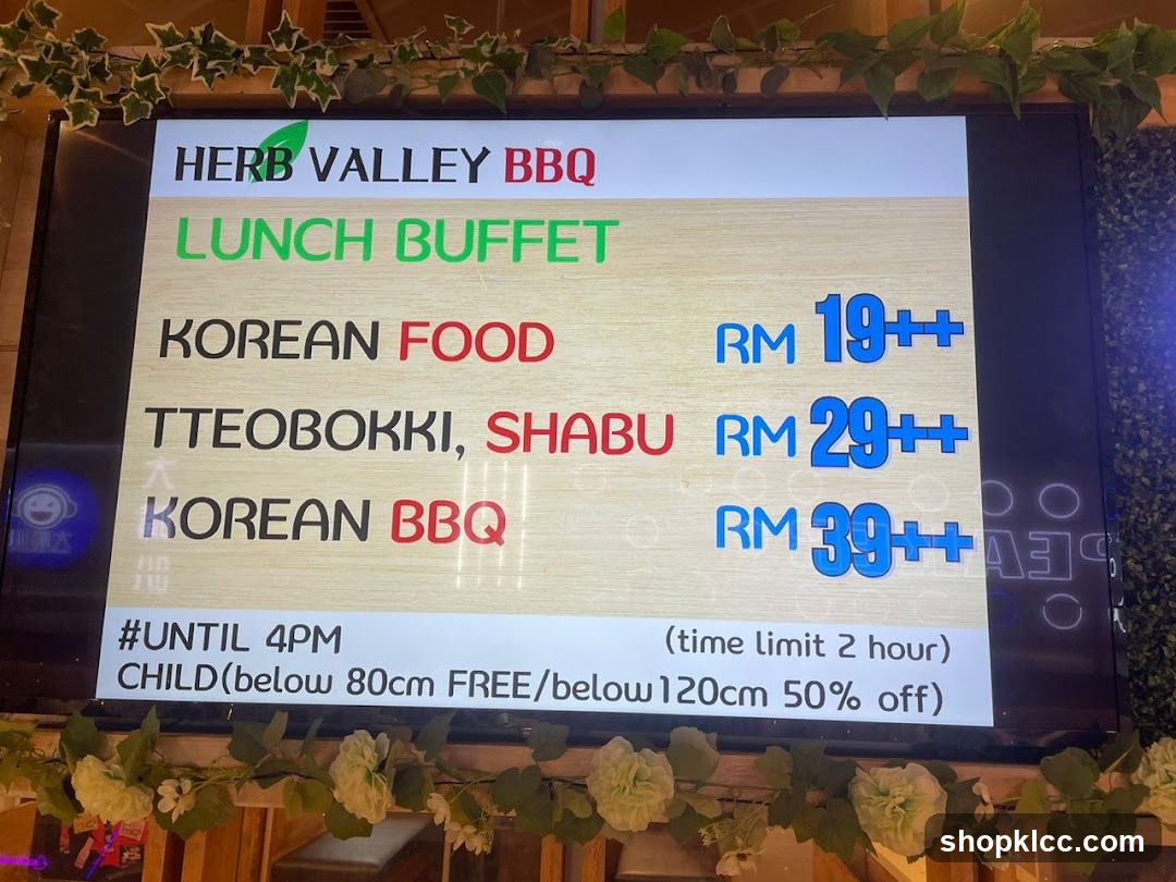 HERB VALLEY BBQ LUNCH BUFFET