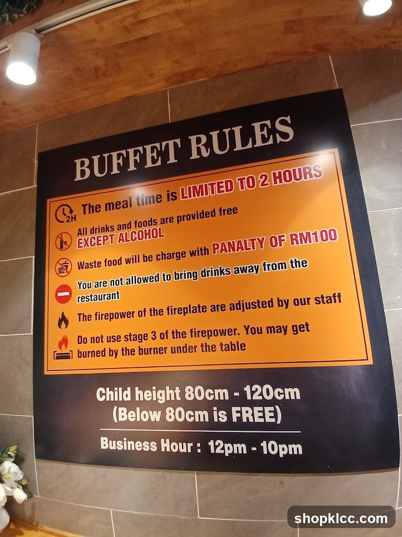 Buffet Rules