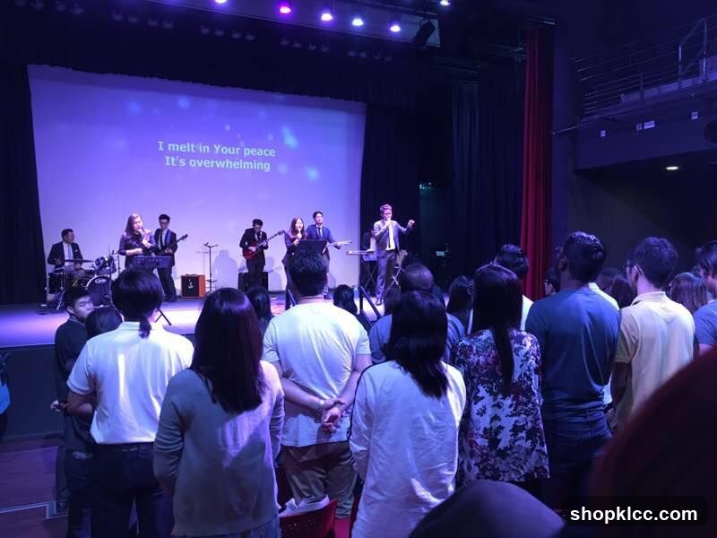 Congregation watching a performance