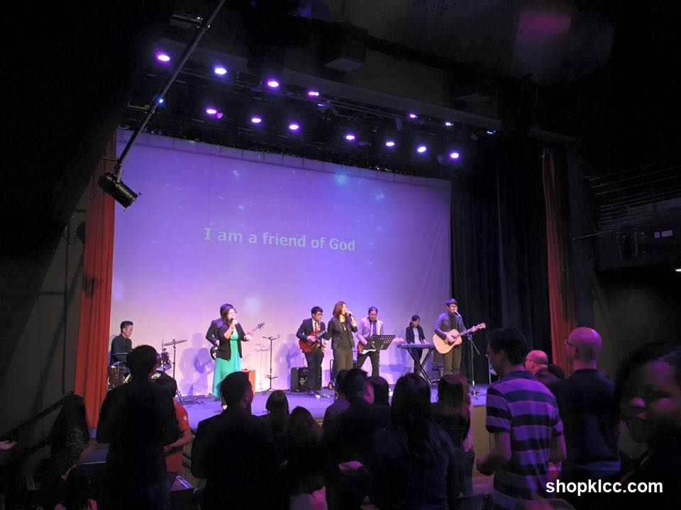 Worship Band Performing on Stage
