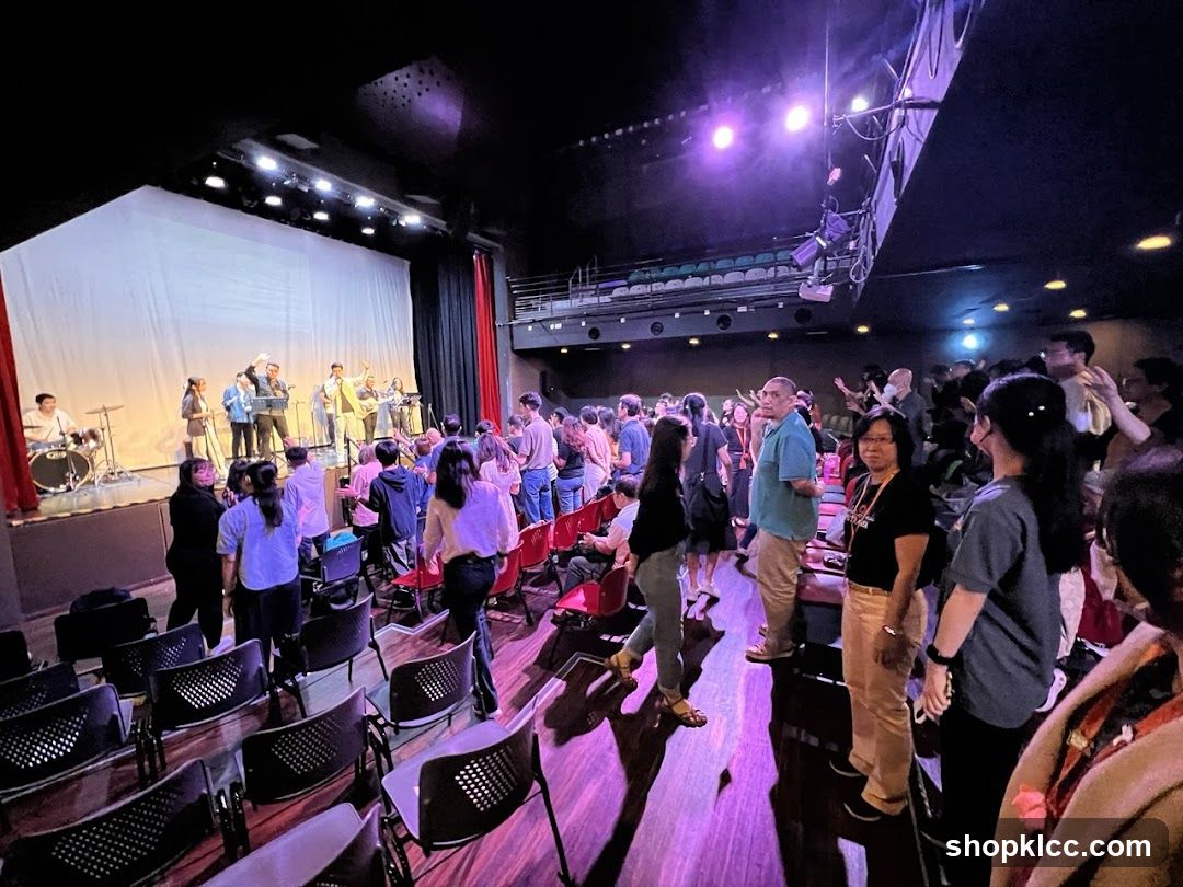 Audience watching a performance