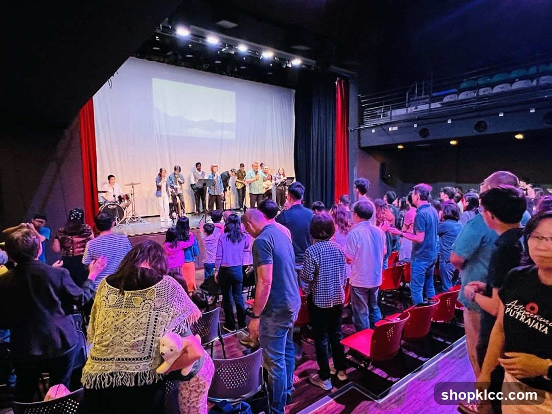 Congregation gathered for a service