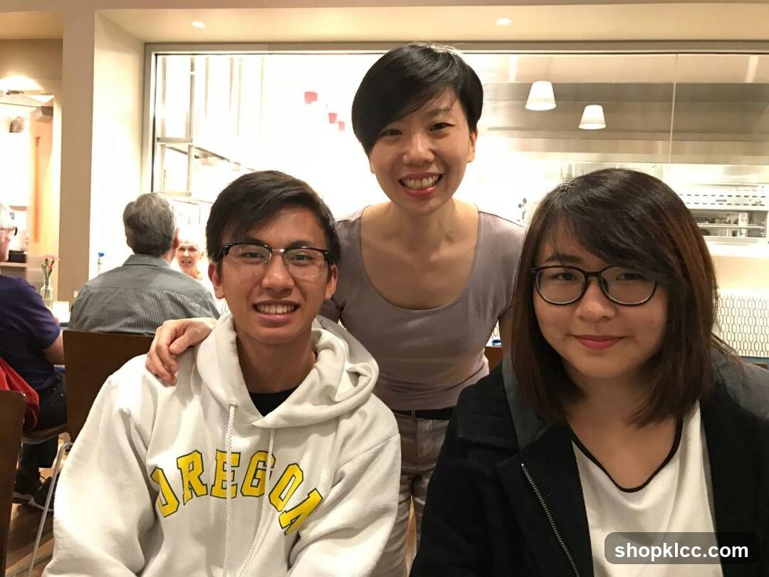 Three people posing for a photo