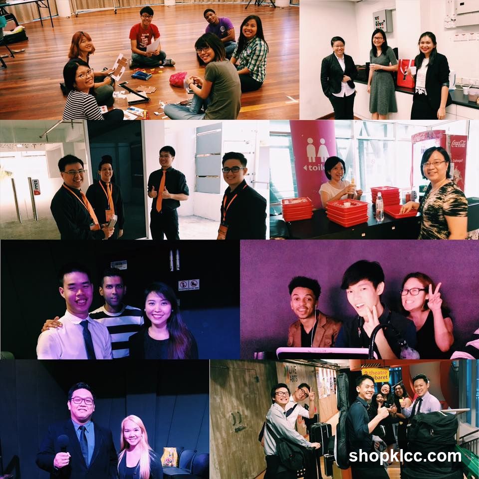Collage of people in various settings