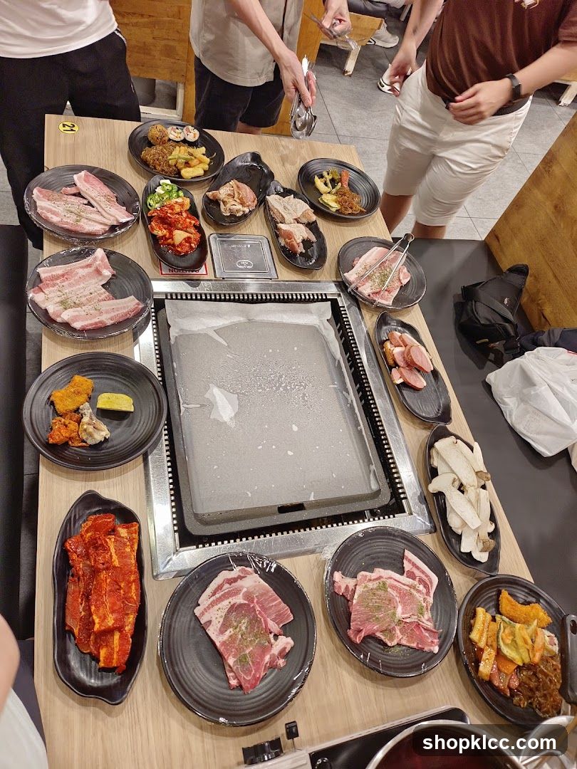 Korean BBQ Table Setting