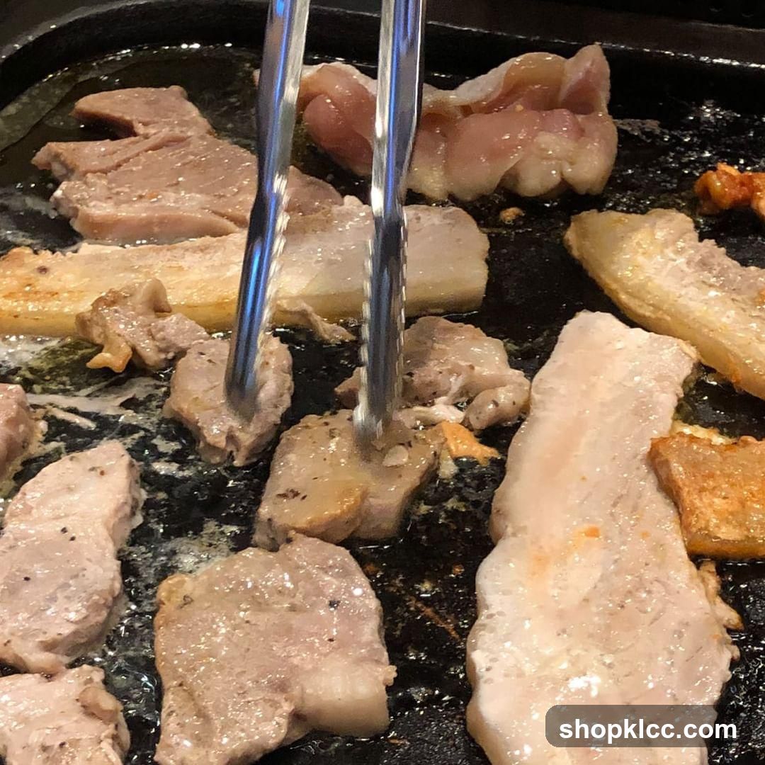 Grilling Meat
