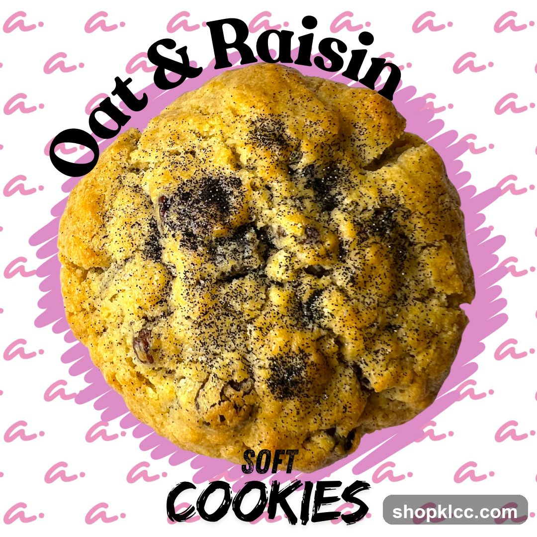 Oat & Raisin Soft Cookies