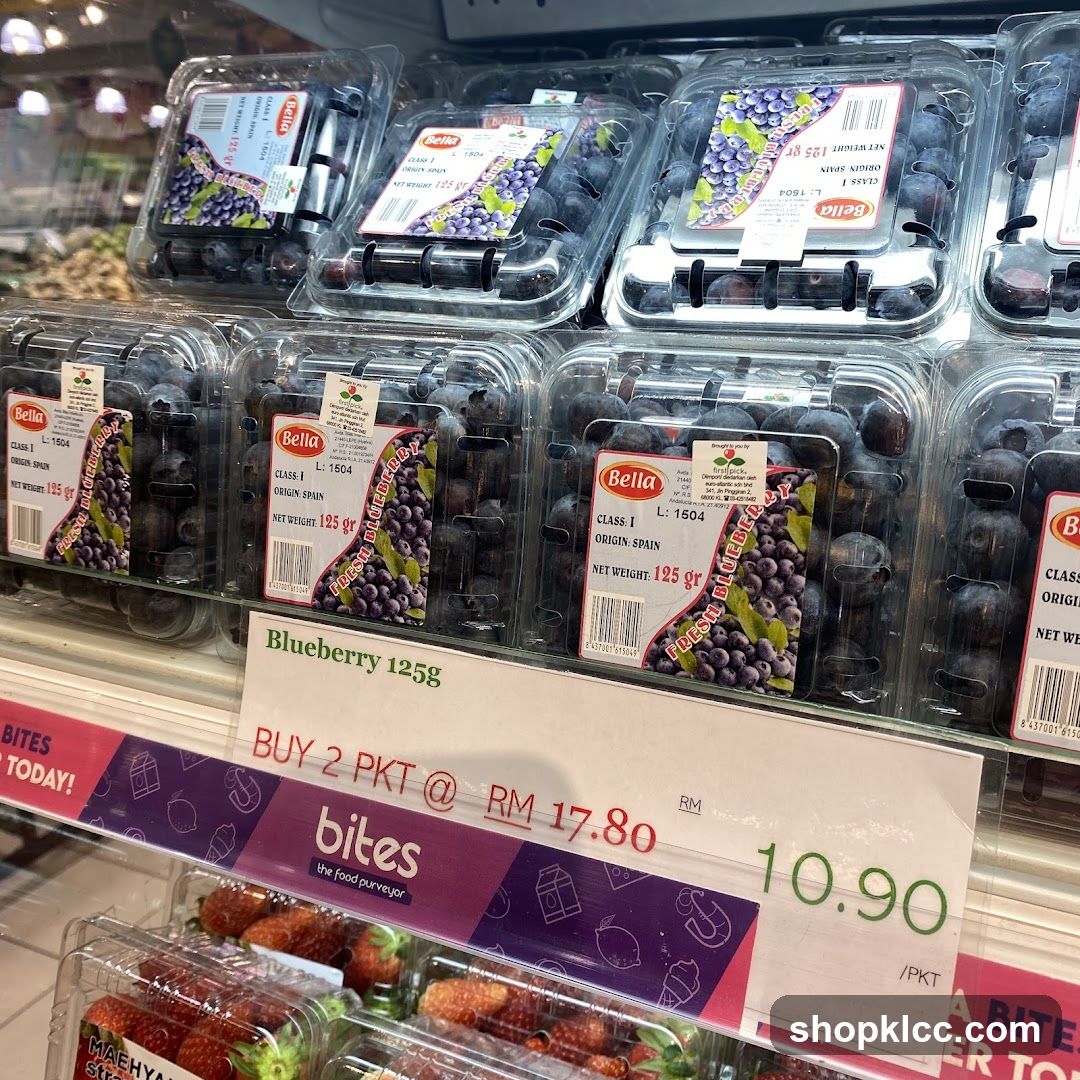Fresh Blueberries and Strawberries