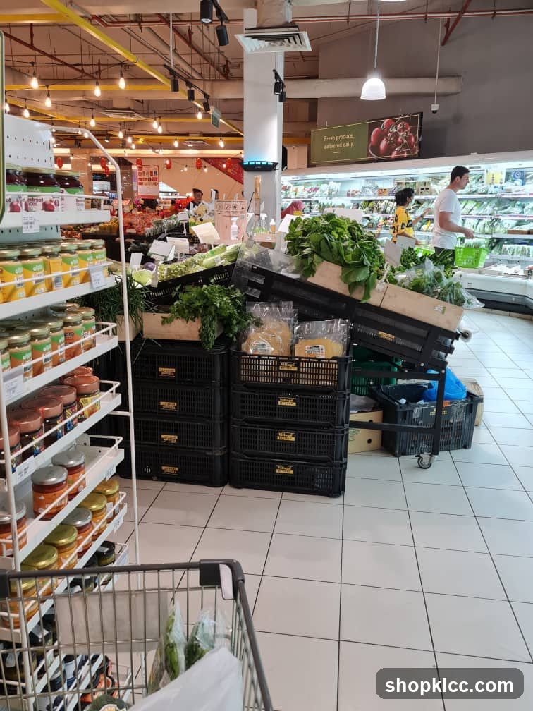 Grocery Store Produce Aisle