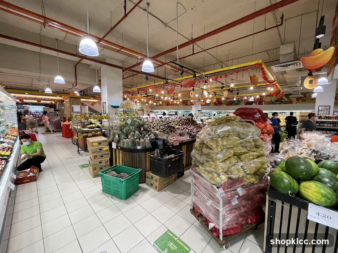 Supermarket Produce Section