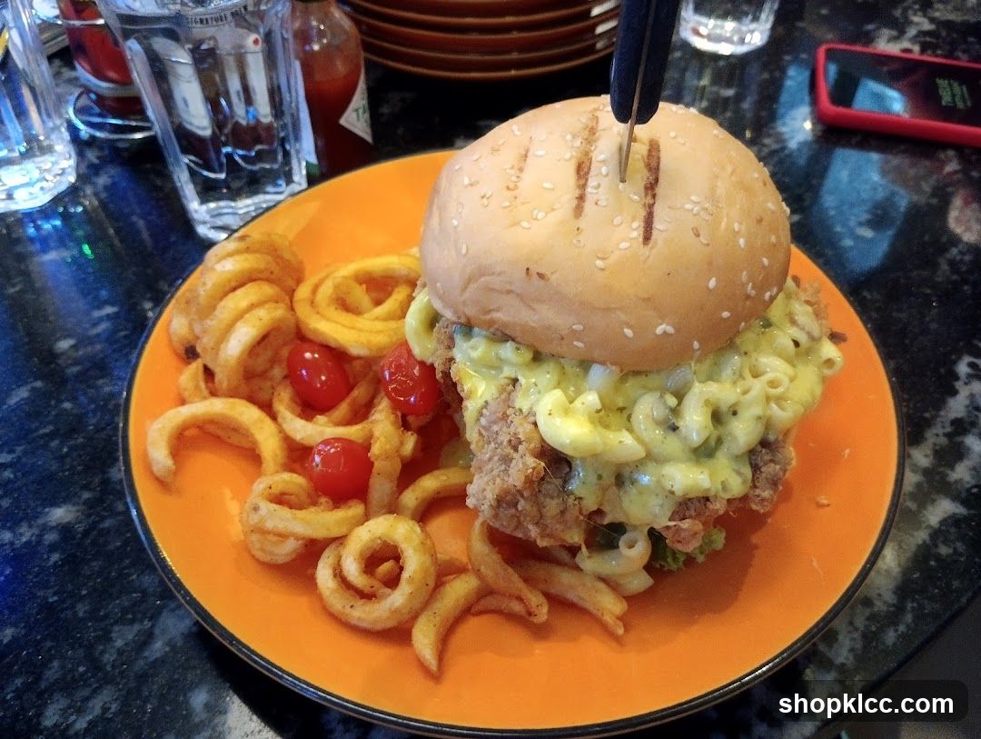 Mac and Cheese Burger