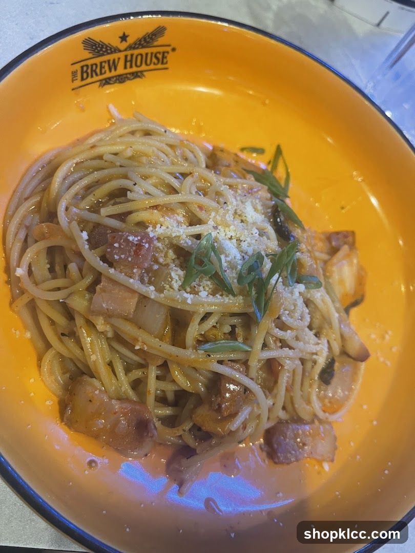 Spaghetti with Bacon and Cheese