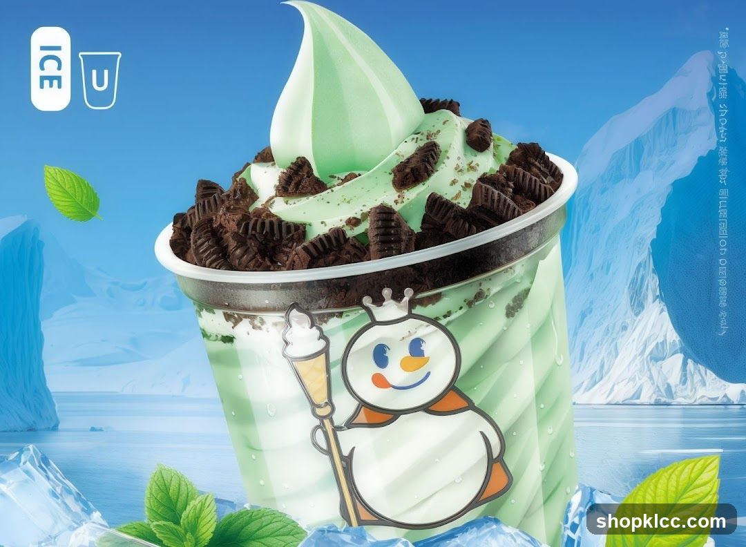Mint Chocolate Chip Ice Cream Drink
