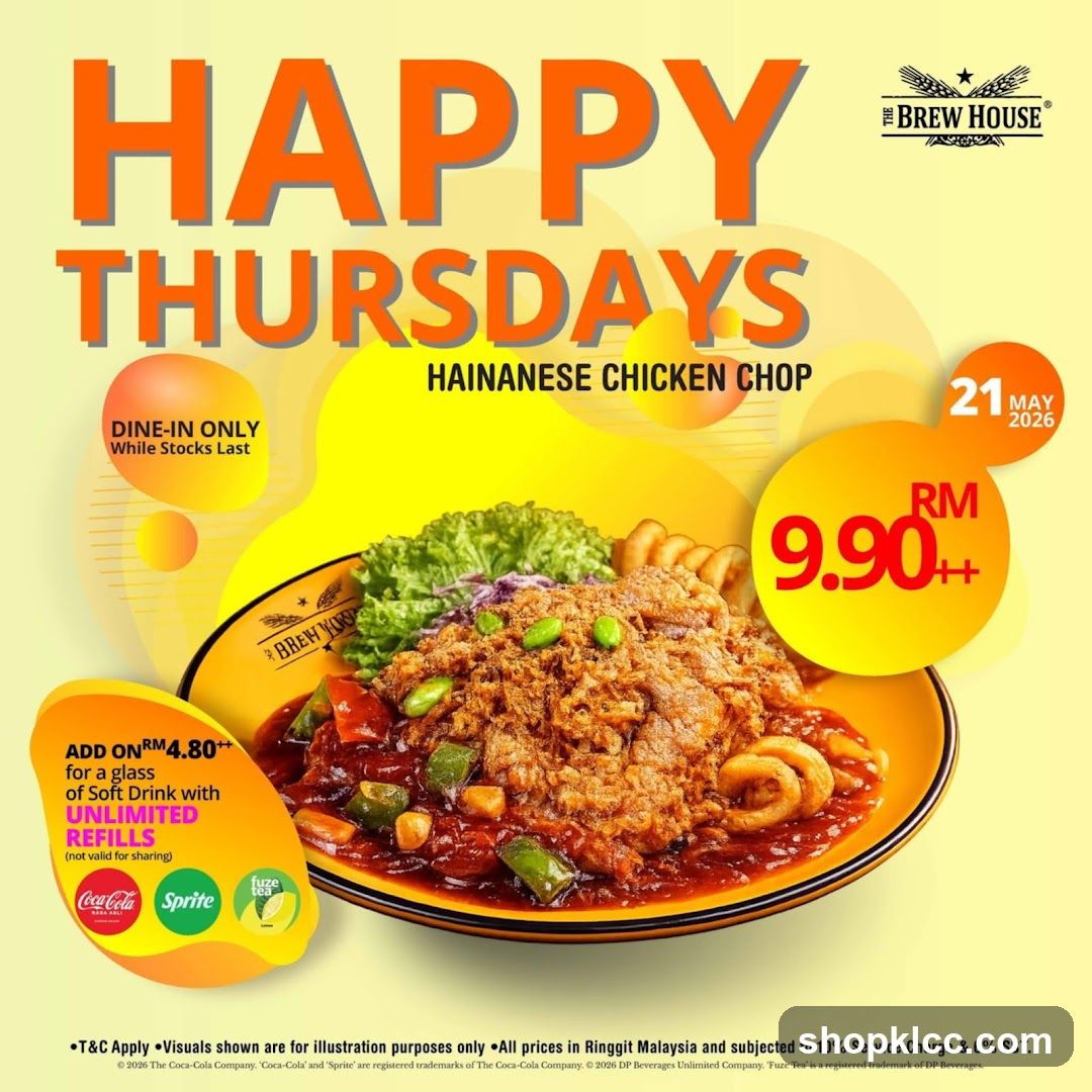Happy Thursdays Hainanese Chicken Chop Promotion