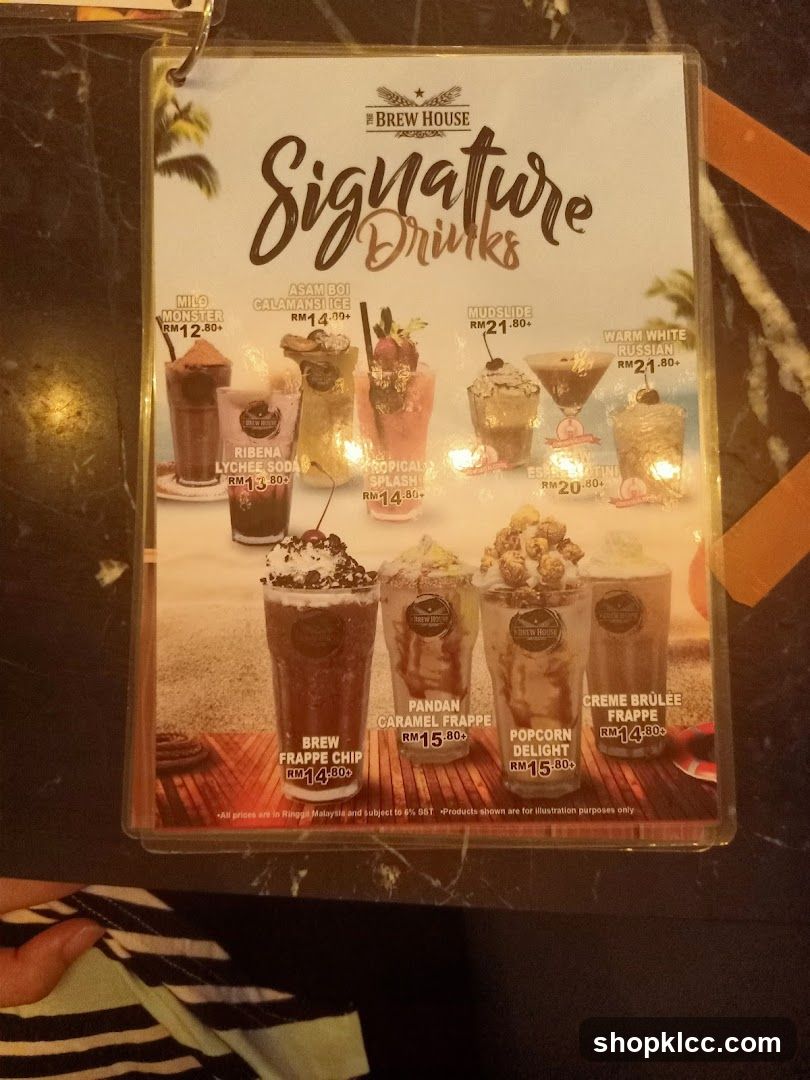 Signature Drinks