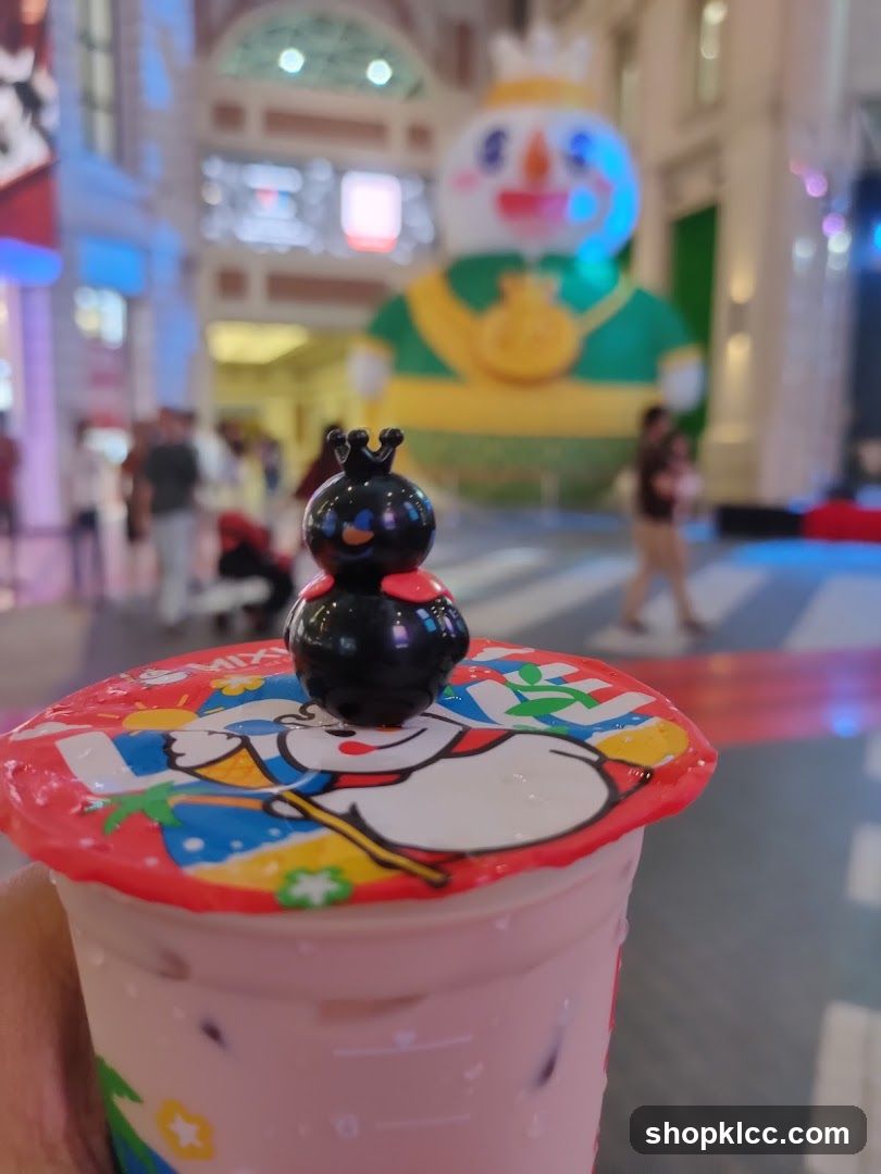 Drink with Topper and Festive Decoration