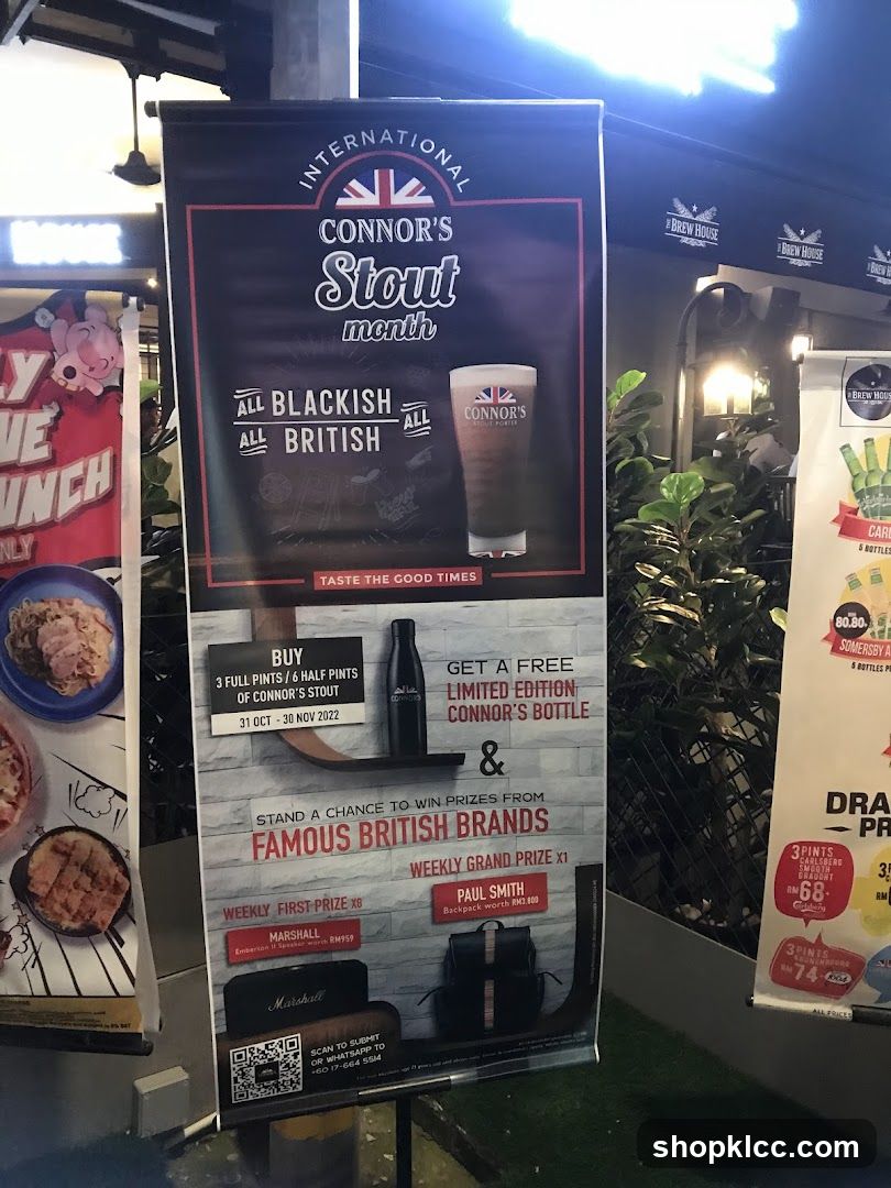 Connor's Stout Month Promotion