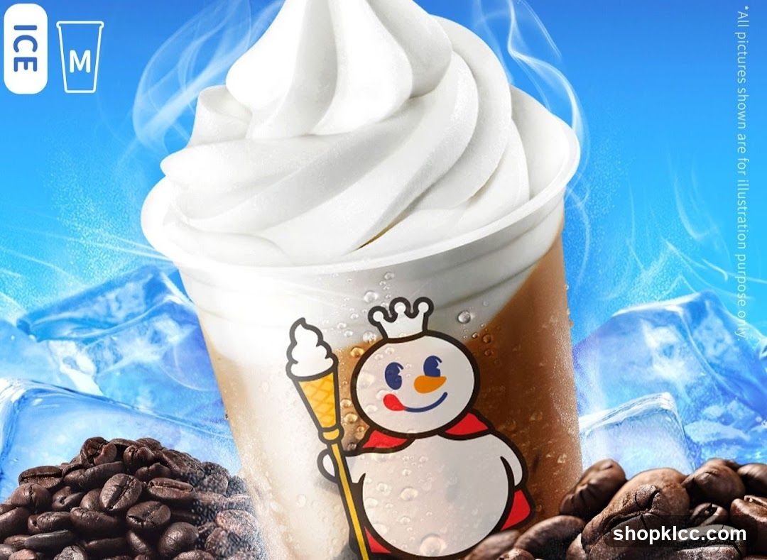 Coffee Drink with Soft Serve Ice Cream