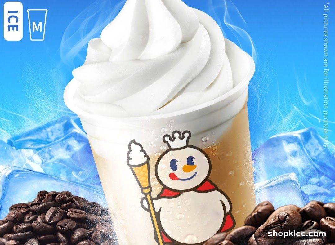 Iced Coffee Drink with Soft Serve