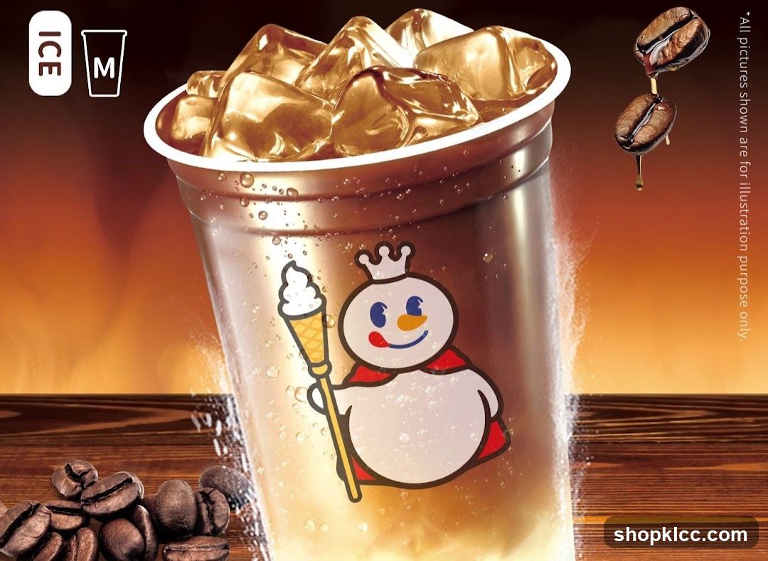 Iced Drink with Mascot