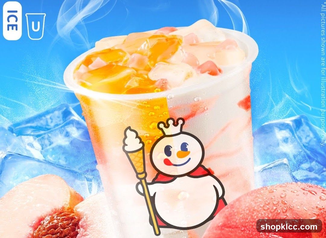 Peach and Strawberry Drink