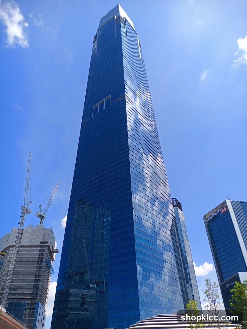 Modern Skyscrapers Under a Blue Sky